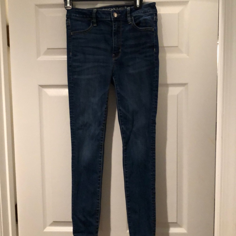 American Eagle super hi-rise jegging.
